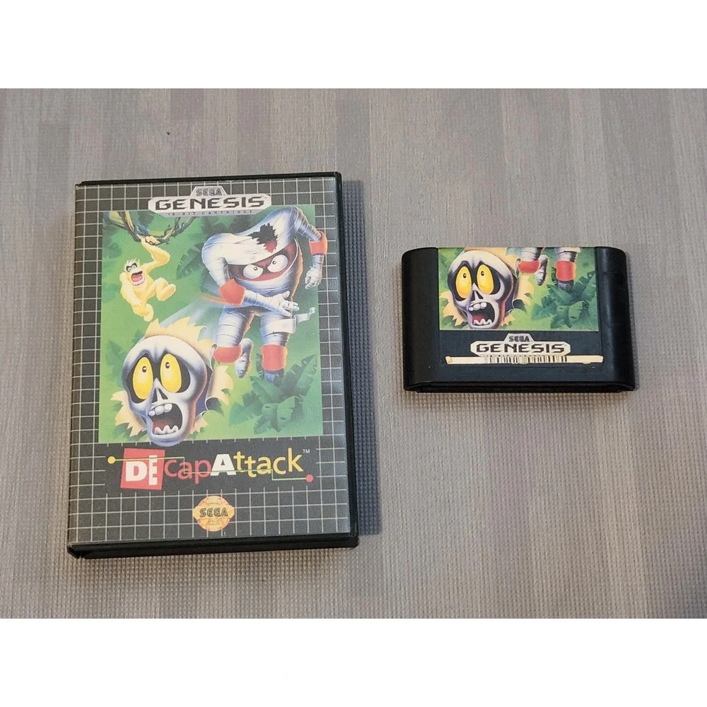 Decapattack (Sega Genesis, 1991) NO MANUAL